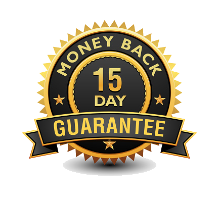 15-day money back guarantee