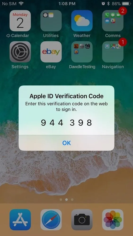 Verify the target iOS device